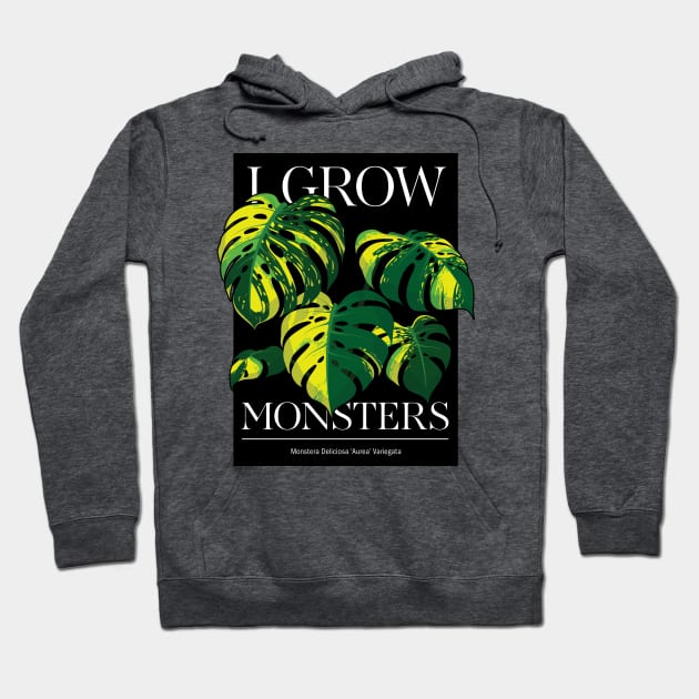 Monstera Aurea Plant Lover Collection Hoodie by LEO+SKYLAR